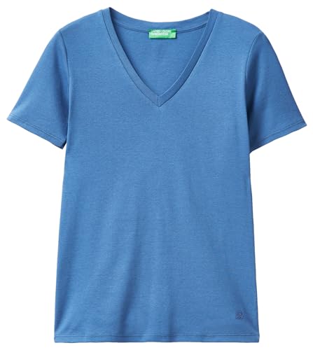 United Colors of Benetton Damen 3ga2e4230 T-Shirt, Avio 217, M von United Colors of Benetton