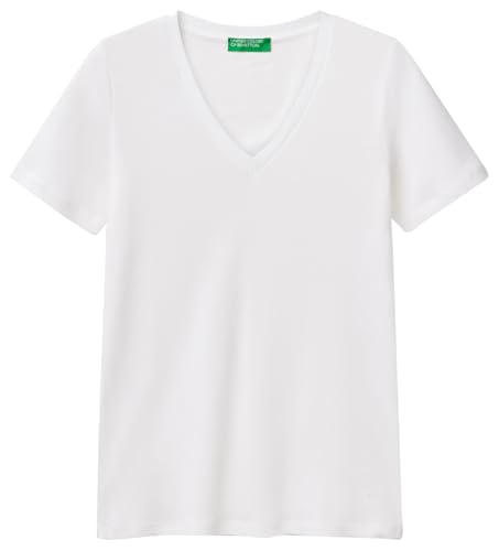 United Colors of Benetton Damen 3ga2e4230 T-Shirt, Optisches Weiß 101, XX-Small United Colors of Benetton Damen 3ga2e4230 T-Shirt, Optisches Weiß 101, XX-Small von United Colors of Benetton