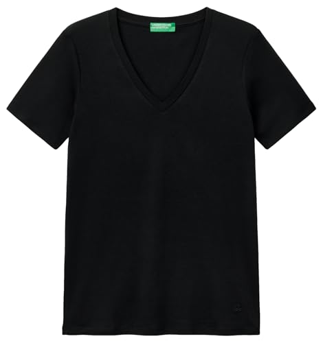 United Colors of Benetton Damen 3ga2e4230 T-Shirt, Schwarz 100, XX-Small United Colors of Benetton Damen 3ga2e4230 T-Shirt, Schwarz 100, XX-Small von United Colors of Benetton