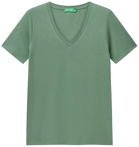 United Colors of Benetton Damen 3ga2e4230 T-Shirt, grün, Small United Colors of Benetton Damen 3ga2e4230 T-Shirt, grün, Small von United Colors of Benetton