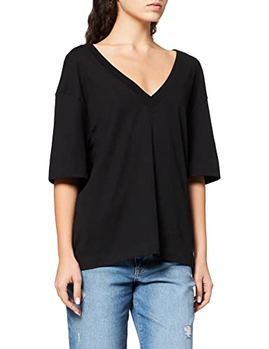 United Colors of Benetton Damen 3mi5e1ah2 T-Shirt, Schwarz 100, Medium von United Colors of Benetton