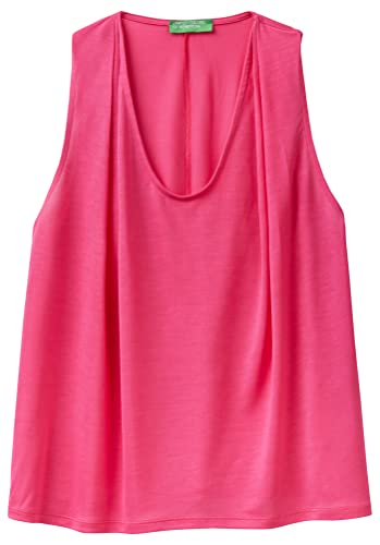 United Colors of Benetton Damen 3nlhdh00d Tanktop Unterhemd, Fuchsia 02a, Large von United Colors of Benetton