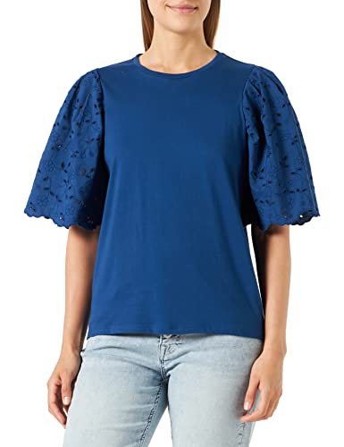 United Colors of Benetton Damen 3pqyd103r T-Shirt, Blau 2 g6, Small von United Colors of Benetton