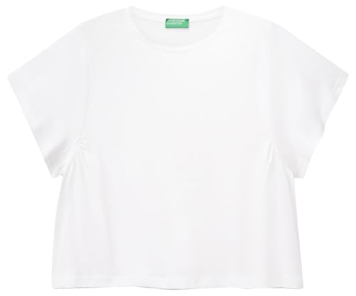 United Colors of Benetton Damen 3u53d109u T-Shirt, Weiß, X-Small von United Colors of Benetton