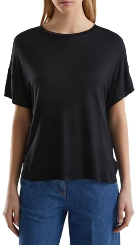 United Colors of Benetton Damen 3z12d101x T-Shirt, Schwarz 100, M von United Colors of Benetton