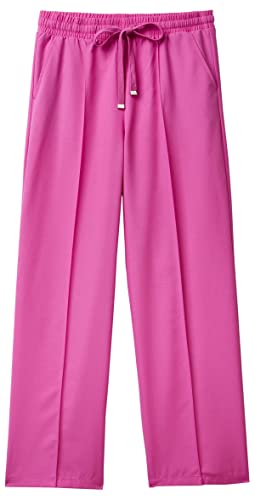 United Colors of Benetton Damen 40k6df035 Hose, Rosa 6k9, S von United Colors of Benetton