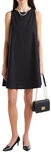 United Colors of Benetton Damen 464kdv04x Kleid, Schwarz, M von United Colors of Benetton