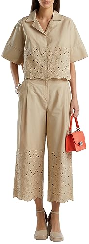 United Colors of Benetton Damen 46azdf03p Hose, Sand 39a, 38 von United Colors of Benetton