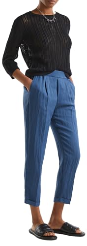 United Colors of Benetton Damen Pantalone 47ozdf079 Hose, blau, M von United Colors of Benetton