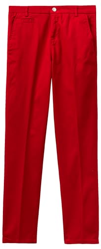 United Colors of Benetton Damen 4Gd7558S3 Hose, Rot 6v3, 38 von United Colors of Benetton