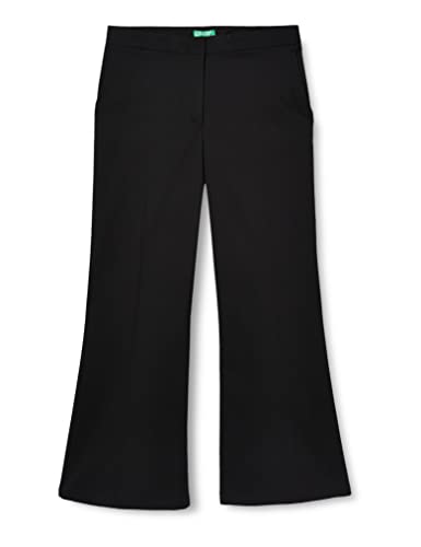 United Colors of Benetton Damen 4WWDDF029 Hose, Schwarz 700, 42 von United Colors of Benetton