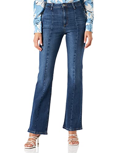 United Colors of Benetton Damen 4Z88DF024 Hose, Denim 901 Blau, 48 von United Colors of Benetton