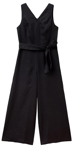 United Colors of Benetton Damen 4aghdt009 Jumpsuit, Schwarz 100, XS von United Colors of Benetton