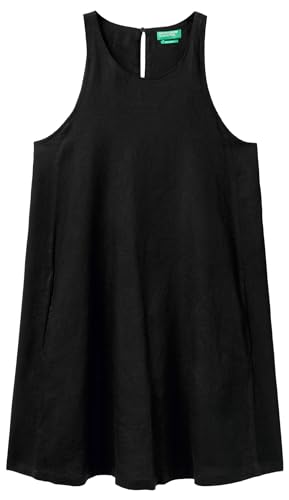 United Colors of Benetton Damen 4aghdv02u Kleid, Schwarz 100, XS von United Colors of Benetton