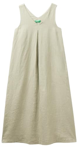 United Colors of Benetton Damen 4aghdv07c Kleid, Armeegrün 0w9, M von United Colors of Benetton