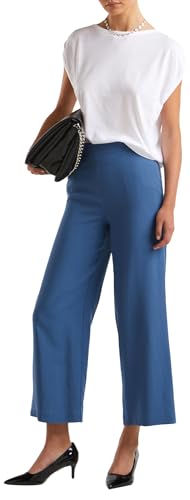 United Colors of Benetton Damen 4enbdf06q Hose, blau, 46 von United Colors of Benetton