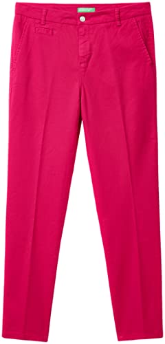 United Colors of Benetton Damen Pantalone 4GD7558S3 Hose, Rot 743, 34 von United Colors of Benetton