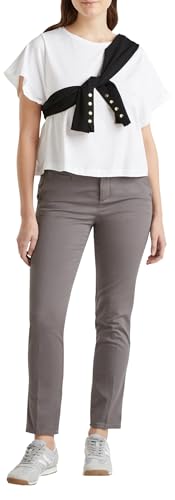 United Colors of Benetton Damen 4gd7df061 Hose, Dunkelgrau 87d, 38 von United Colors of Benetton