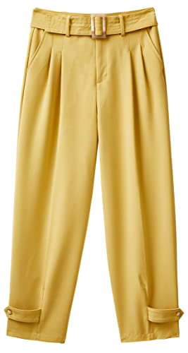 United Colors of Benetton Damen 4lkvdf038 Hose, Gelb 0 V1, 38 von United Colors of Benetton