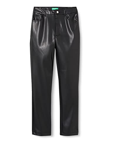 United Colors of Benetton Damen 4nvbde015 Hose, Schwarz 100, 38 von United Colors of Benetton