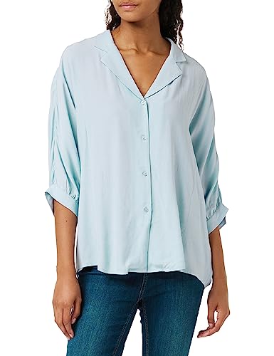 United Colors of Benetton Damen 53a0dq01y Hemd, Hellblau 3l3, Large von United Colors of Benetton
