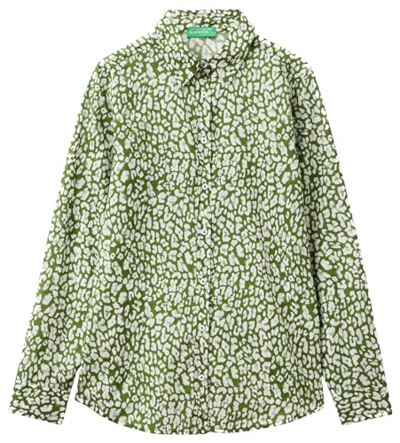 United Colors of Benetton Damen 5OA95Q8U4 Hemd, Mehrfarbig 65p, XX-Small von United Colors of Benetton