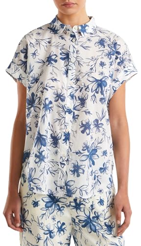 United Colors of Benetton Damen 5oa9dq03d Hemd, blau, X-Large von United Colors of Benetton