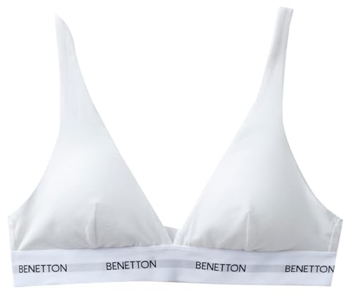 United Colors of Benetton Damen BH 3op81r00n Unterwäsche, Bianco 101, L von United Colors of Benetton