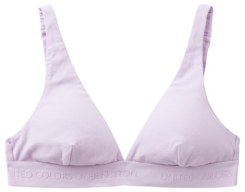 United Colors of Benetton Damen BH 3op81r00n Unterwäsche, Malve 26g, M von United Colors of Benetton