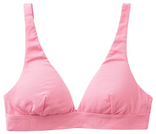 United Colors of Benetton Damen BH 3op81r00n Unterwäsche, Rosa 38E, M von United Colors of Benetton