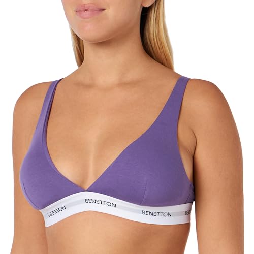 United Colors of Benetton Damen BH 3op81r00n Unterwäsche, Viola 0v7, M von United Colors of Benetton