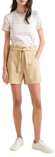United Colors of Benetton Damen Bermuda 4dukd9019 Shorts, beige, 36 von United Colors of Benetton