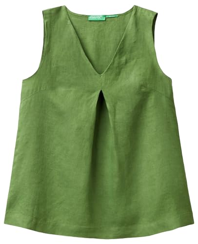 United Colors of Benetton Damen Bluse 5bmldq06w Hemd, Waldgrün 2g3, X-Large United Colors of Benetton Damen Bluse 5bmldq06w Hemd, Waldgrün 2g3, X-Large von United Colors of Benetton