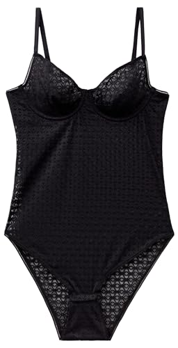 United Colors of Benetton Damen Body 3EQ91B001 Funktionsunterwäsche, Nero 100, M von United Colors of Benetton
