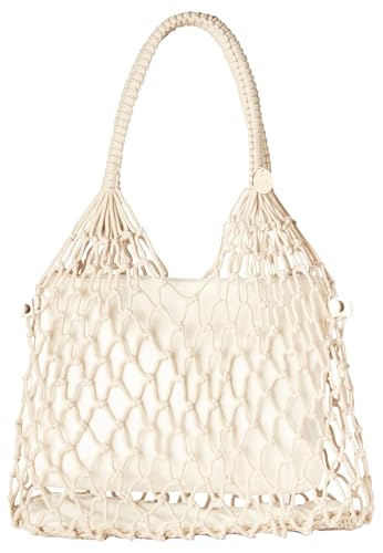 United Colors of Benetton Damen Borsa 6qnr1y01u Strandtasche, beige von United Colors of Benetton