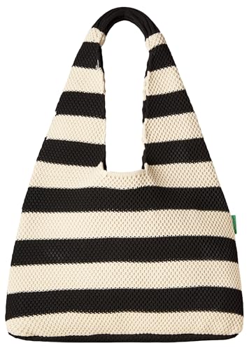 United Colors of Benetton Damen Borsa 6vqfdy07u Tasche, Schwarz von United Colors of Benetton