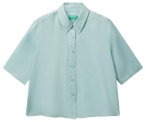 United Colors of Benetton Damen Camicia 5bml5qb75 Hemd, Grün (Green B), Medium United Colors of Benetton Damen Camicia 5bml5qb75 Hemd, Grün (Green B), Medium von United Colors of Benetton