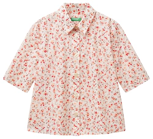 United Colors of Benetton Damen Camicia 5q6sdq07o Hemd, Mehrfarbig, Medium von United Colors of Benetton