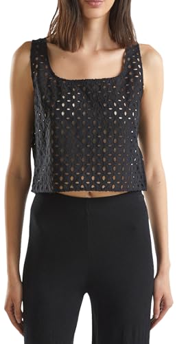 United Colors of Benetton Damen Canotta 58bhdh00l Hemd, Schwarz, X-Large von United Colors of Benetton