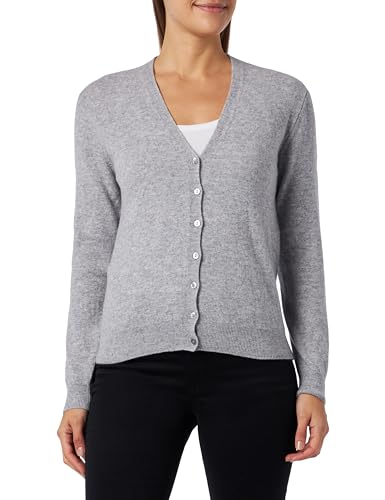 United Colors of Benetton Damen Cardigan M/L 1002D6879 Strickjacke, Grau 501, L von United Colors of Benetton