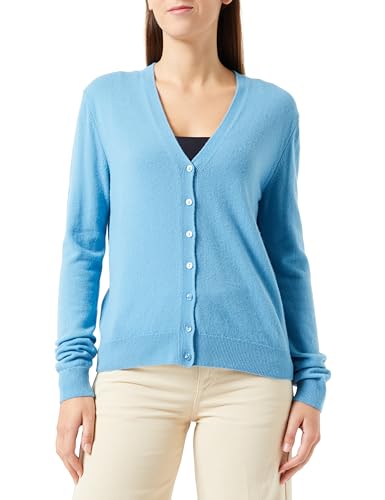 United Colors of Benetton Damen Cardigan M/L 1002D6879 Strickjacke, Hellblau 0R9, M von United Colors of Benetton