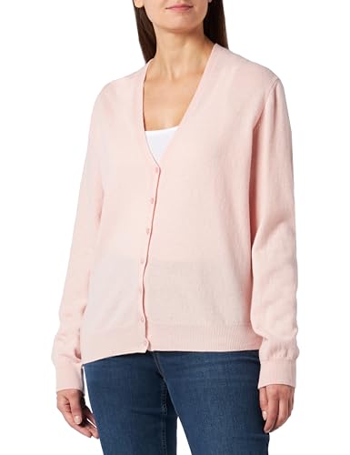 United Colors of Benetton Damen Cardigan M/L 1002D6879 Strickjacke, Pastellrosa 5a4, L von United Colors of Benetton