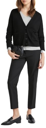 United Colors of Benetton Damen Cardigan M/L 11ahd604r Strickjacke, Schwarz, S von United Colors of Benetton