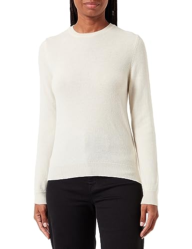 United Colors of Benetton Damen G/C M/L 1002D1K01 LANGÄRMLIGER Pullover MIT Rundhalsausschnitt, Schwarz/Mehrfarbig, S von United Colors of Benetton