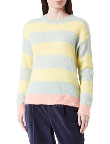 United Colors of Benetton Damen G/C M/L 1042E102Z LANGÄRMLIGER Pullover MIT Rundhalsausschnitt, Salbeigrün 911 Senfgelb, S von United Colors of Benetton