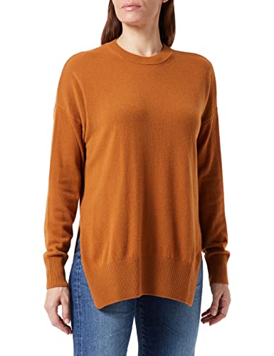 United Colors of Benetton Damen G/C M/L 1067D102J LANGÄRMLIGER Pullover MIT Rundhalsausschnitt, 37D orange, L von United Colors of Benetton