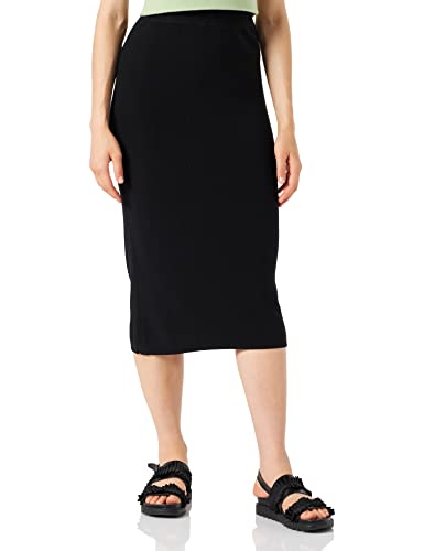 United Colors of Benetton Damen Gonna 1098d0005 Rock, Nero 100, 36 von United Colors of Benetton