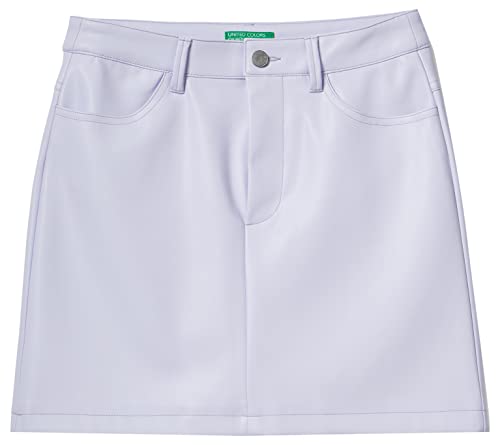 United Colors of Benetton Damen Gonna 4NVBD000X Rock, Lilla 2K1, 40 von United Colors of Benetton