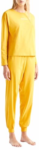 United Colors of Benetton Damen Hose 30963f02r Pyjamahose, Gelb Ocker 0d6, 38 von United Colors of Benetton