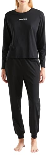 United Colors of Benetton Damen Hose 30963f02r Pyjamaunterteil, Schwarz 100, XS United Colors of Benetton Damen Hose 30963f02r Pyjamaunterteil, Schwarz 100, XS von United Colors of Benetton